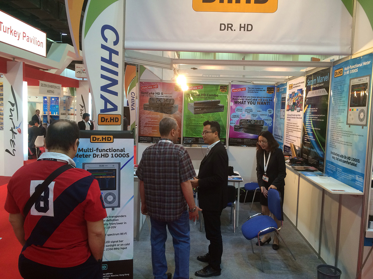 Dr.HD на выставке CABSAT 2014
