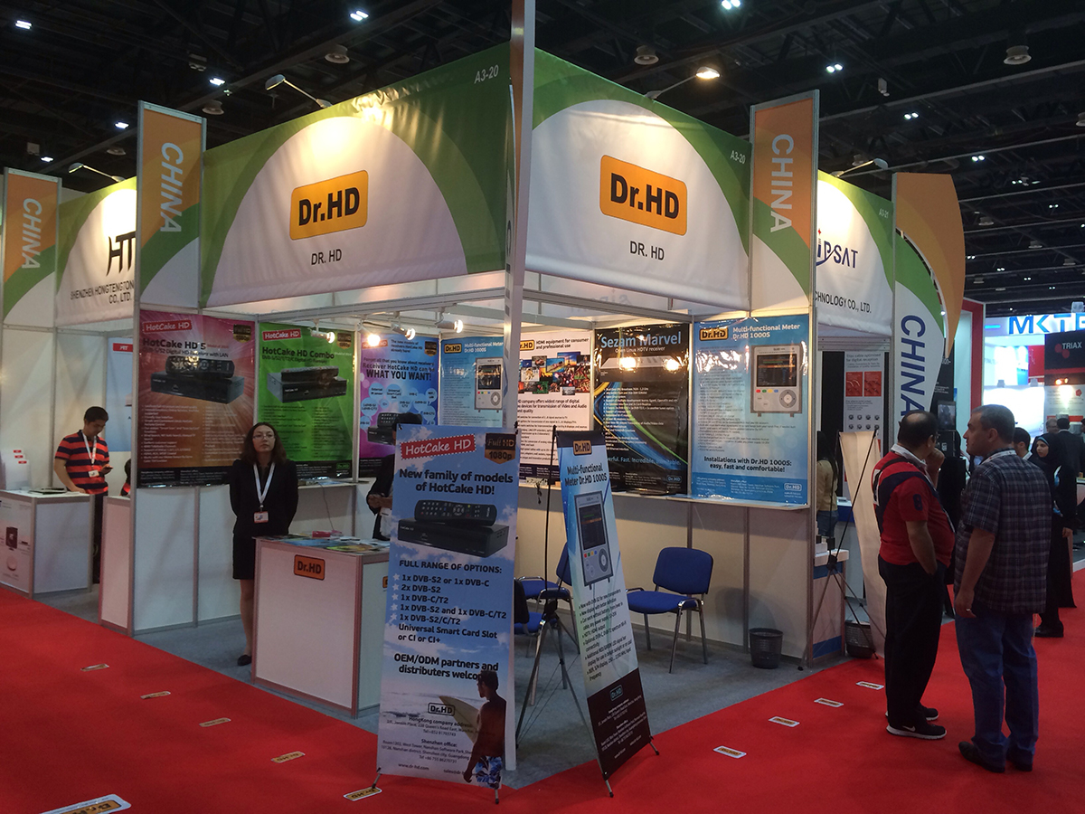 Dr.HD на выставке CABSAT 2014